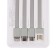 External BYZ W79, 10,000 mAh, Type-C, USB, 2 A, display, cable 4, display, white