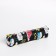 Cosmetic bag-penete on zipper, black color