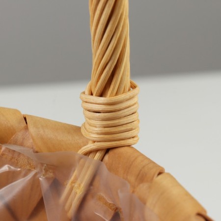 Set of wicker baskets, d26xn13.5/32 cm, d21xh12/27.5 cm, 2 pcs, sequoia-4