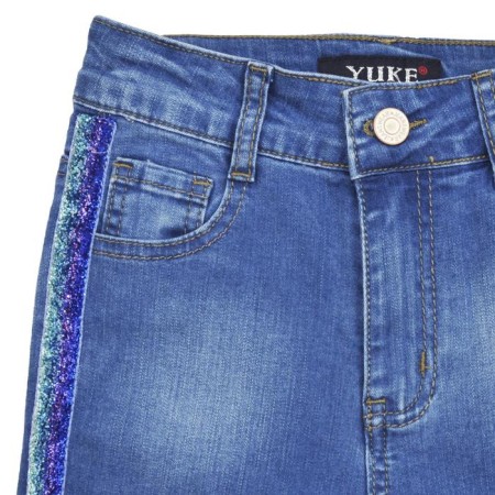 Джинсы для девочек, рост 122 см-2