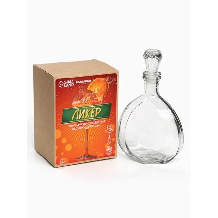 Set for the preparation of tincture "Liker: Aperol", a set of spices, corkscrew-2