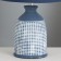Cornelia table lamp E14 40W Blue 22x22x35cm Risalux