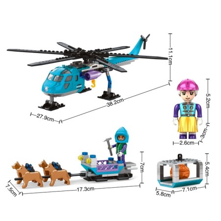 Designer Arctic "Helicopter and Soldier", 248 details-1