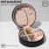 Organizer for storage of jewelry "Casket Portable Circle", 9.8 × 9.8 × 4.5 cm, black color