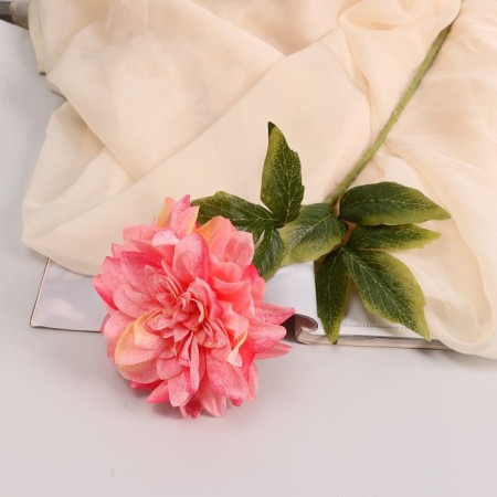 Artificial flowers "Georgin Pigmy" 11x60 cm, pink