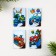 New Year. Magnetic bookmarks “Break off in the New Year”, 4 pcs mini mini