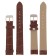Solomon watch strap, 16 mm, eco-leather, L-19 cm, brown