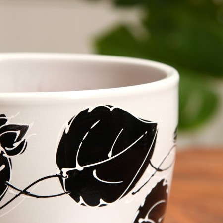 Flower Gothic Pot 2.5l with a stand-5