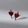 Earrings "Passion" 2x1x1 cm