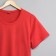 T -shirt female color red, size 50