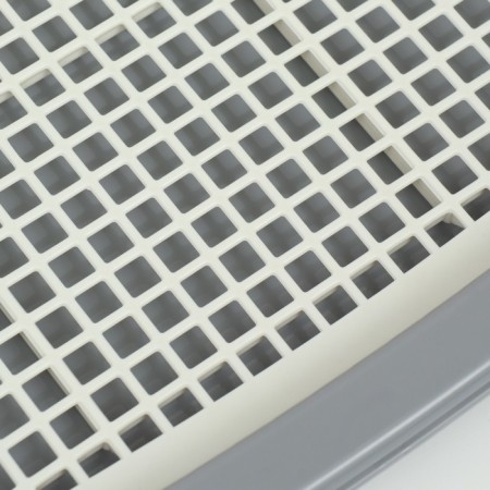 Dog toilet, 57 x 42 x 16 cm, white/gray-5