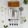Olander bartender set, 10 items on a stand, stainless steel, silver
