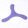 Three -lobed boomerang, 23 x 23 cm, plastic, lilac
