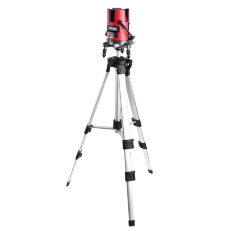 The level of DEKO DKLLL02RB SET 4, self -leveling, case, tripod, 5/8 ", 30 m, ± 3 degrees
