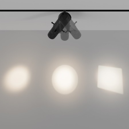 Technical TR108-4-10W3K-DS-B GALA, 193x44x211 mm, LED, 10W, 290lm, Black Color Black-3