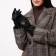 Gloves are female, dimensionless, with insulation, black color