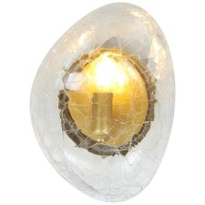 Wall lamp Cosmik 1xe14 40W, size 20.8x12.5x27.5 cm, bronze color