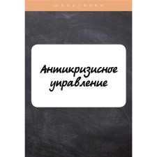Crisis management. Evgrafova I., Krasnikova E.