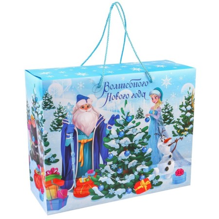 Gift package "New Year" 40x30x19 cm, cold heart-1