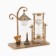Sanding clock "Street flashlight", souvenir, with backlight, 15.5 x 6.5 x 15.5 cm