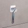 Double wall -mounted self -adhesive “loft”, 55 × 50 × 35 mm, white color