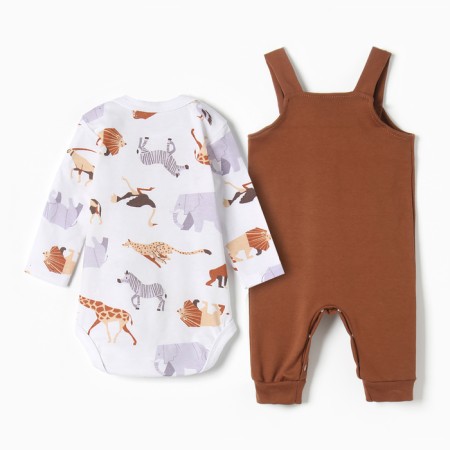 Set: body and overalls crumb I "Wild", height 62-68 cm-6