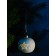 Елочный шар "Звездочки" 6.9х6.9х5.9 см, 1 LED, LR44x3(в компл.), Т/БЕЛЫЙ