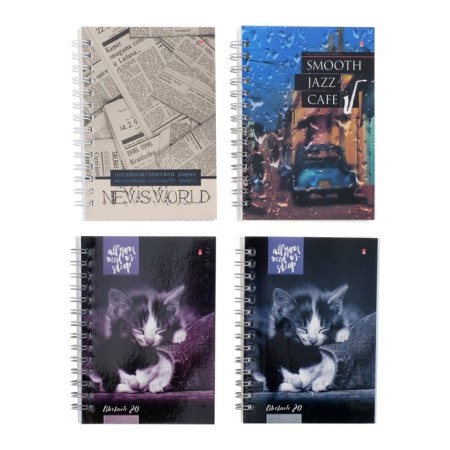 Notepad A6, 80 sheets on the crest "Prestige", mix