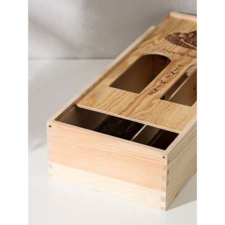 Box for storing the wine "Caglia", 35 × 18 cm, 2 bottles-1