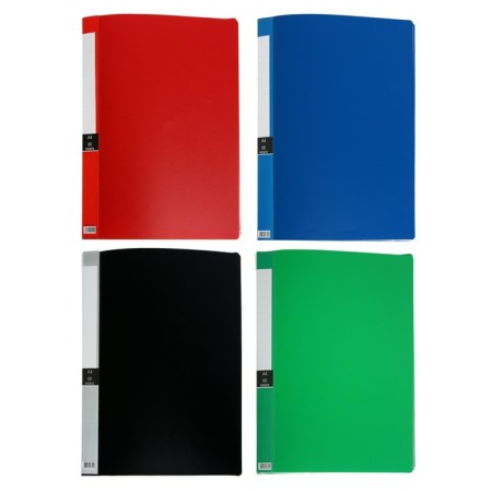 A4 folder, 60 transparent files, 400 μm, mix
