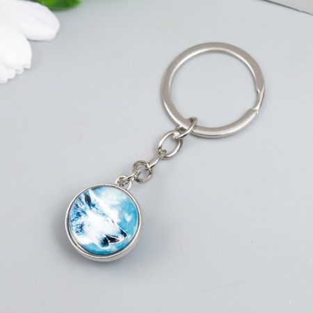 Trick Glass Phosphorus "White Wolf and Moon" 8x2x2 cm-2