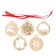 Set for creativity "Wood painting" 5 pcs., With a ribbon