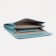 Women's wallet on the Textura button, blue color