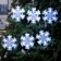 Garland “thread” 2 m with nozzles “Matova Snowflake”, IP20, transparent thread, 36 LED, white glow, 220 V