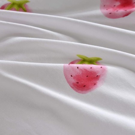 Bed linen 1.5 joint venture "Strawberry", size 160x230 cm, 160x220 cm, 50x70 cm-1