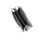 Wallet, magnet, 18 pockets, 1 department for trifles, n/k gray metallic
