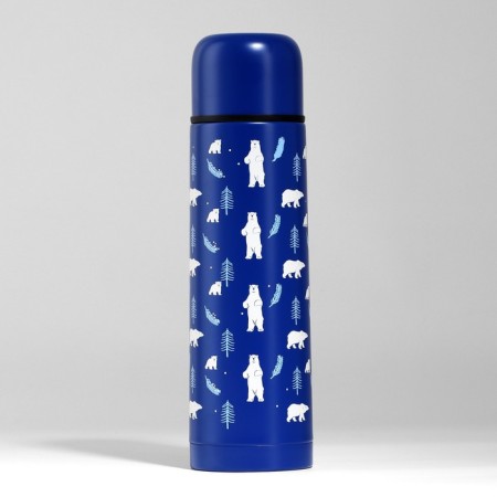 New Year! New Year's set "Zimushka", thermos 500 ml, mug 2 pcs-10
