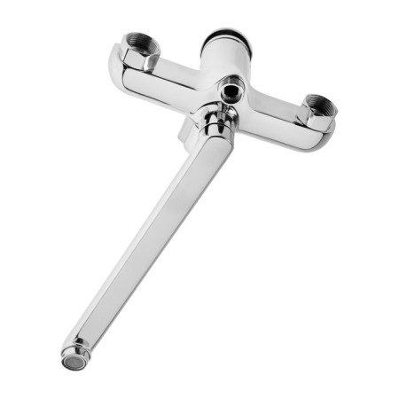 ACCOONA A7124 bath mixer, single -leaf, pour 300 mm, shower set, chromium-1