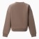 Female sweatshirt Minaku: Velvet Collection Brown color, size 42