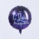 Shard foil circle 18 "Happy Birthday. Cosmos", purple color