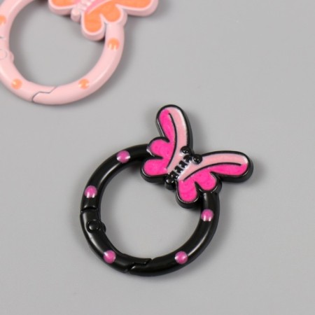Carabiner Metal "Butterfly" mix 3.8x3 cm-2