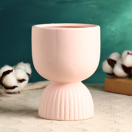 Kashpo - Vase "Cup" 15x11cm pink
