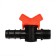 The control valve, external thread 3/4 ", for the hose 3/4" (19 mm), plastic