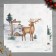 Set of New Year's napkins Ethel Forest Animals, 40x40cm - 4 pcs, cotton, sarzha
