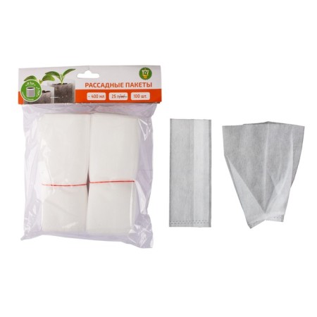 Packages for seedlings, 400 ml, 12 × 15 cm, in a set of 100 pcs.-3