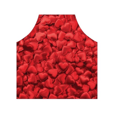 Apron of a kitchen with a photo print "Openland hearts", adjustable, size OS-2