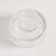 Glass "Cake" double-sided transparent d-2 and 5 cm 6.2x6.2x5 cm