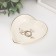 Souvenir ceramics stand for the ring "Heart. Ring" 10.5x10x2 cm
