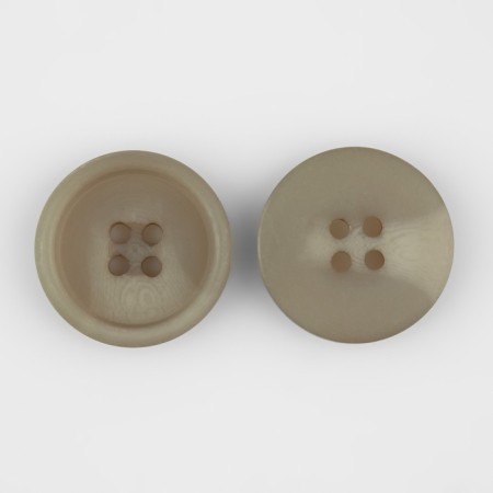 A set of buttons, 4 punctures, d = 22 mm, 10 pcs, the color is gray-brown-2