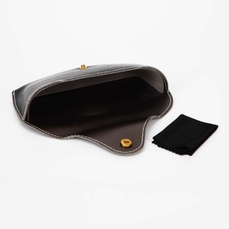 Case for glasses on the button, the color is gray-2